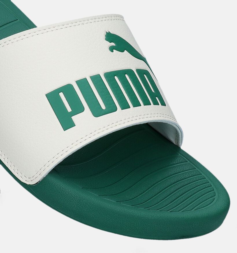 Puma Podcat 20 Groene Badslippers voor heren (334230)