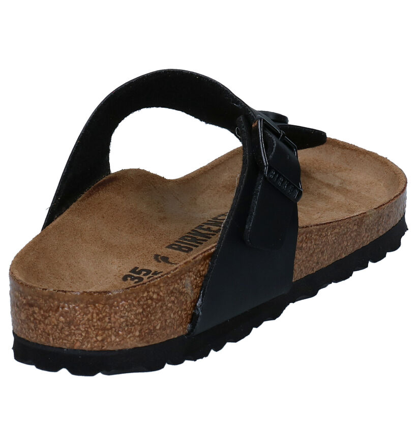 Birkenstock Gizeh Zwarte Teenslippers voor jongens (338075)