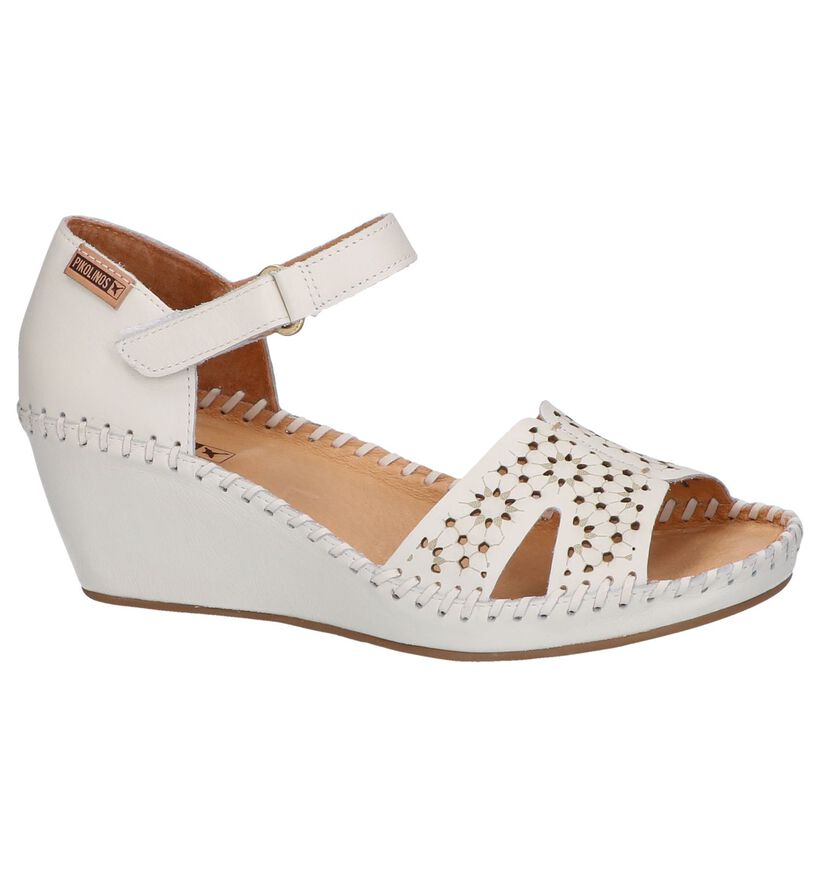 Pikolinos Sandales à talons en Beige clair en cuir (256426)