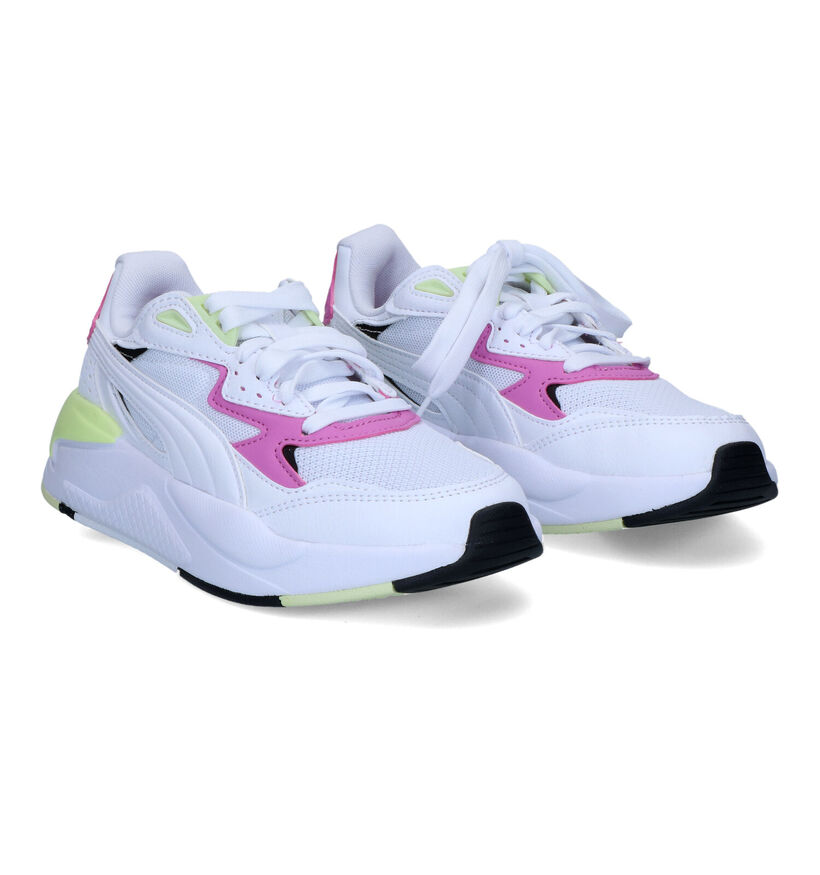 Puma X-Ray Speed Jr Baskets en Blanc pour filles (311288) - pour semelles orthopédiques