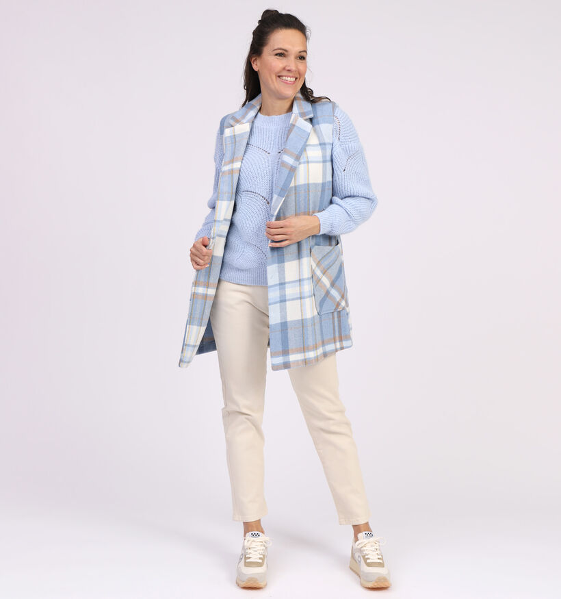 Pieces Ofelia Pull en Bleu (311183)