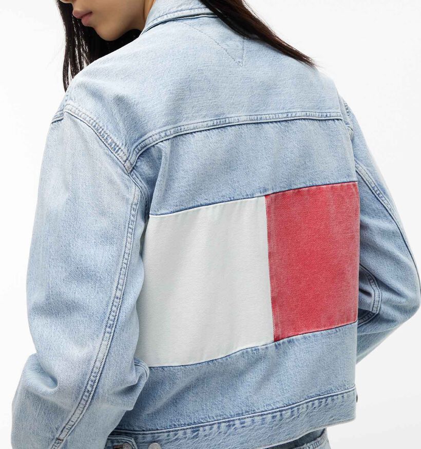 Tommy Hilfiger Vintage Relaxed Demin Manteaux courts en Bleu pour femmes (375850)