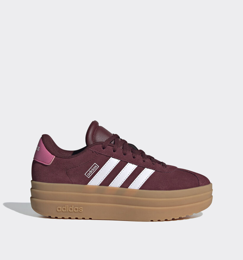 adidas VL Court Bold Baskets basses en Bordeaux pour filles (375374)