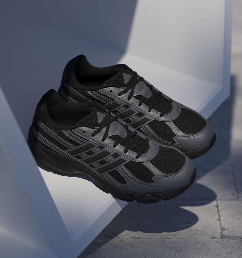 adidas Technochaos 2000 Baskets basses en Noir pour hommes (372681)