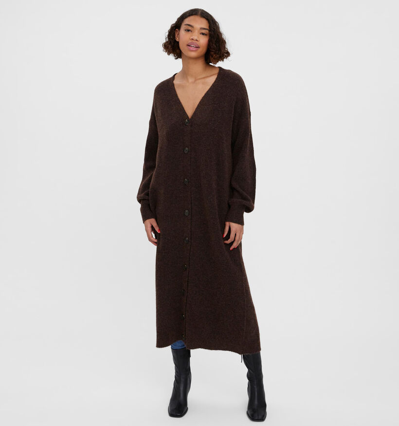 Vero Moda Lash Gilet en Marron pour femmes (318496)