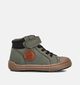 Milo & Mila Chaussures hautes en Vert pour garçons (363161) - pour semelles orthopédiques