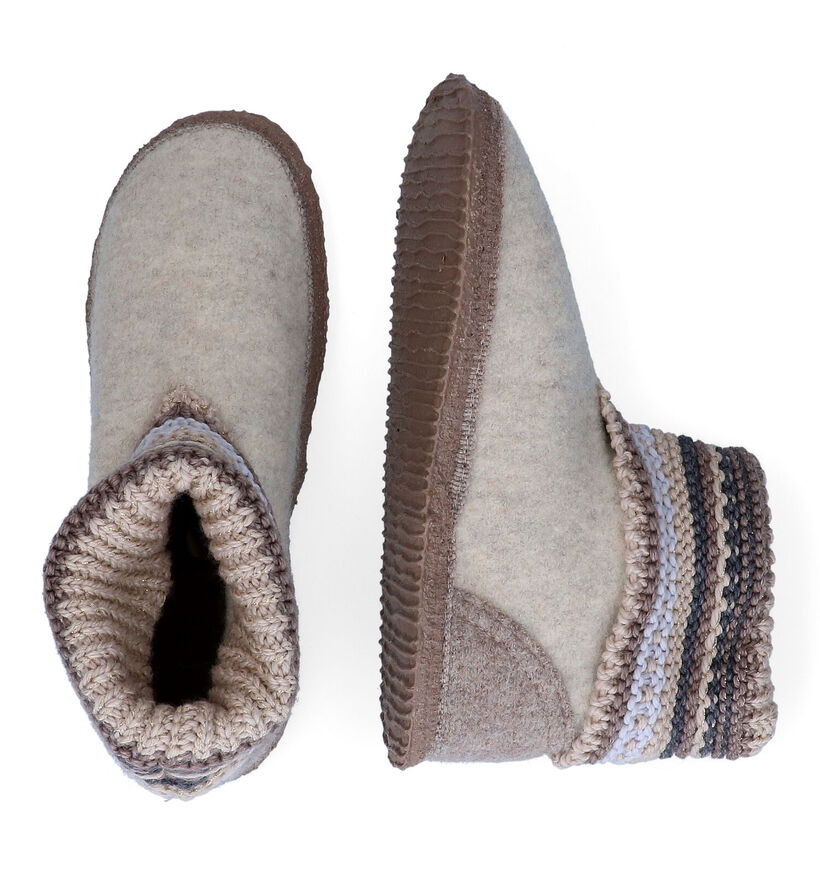 Giesswein Kiel Blauwe Hoge pantoffels voor dames (349152)