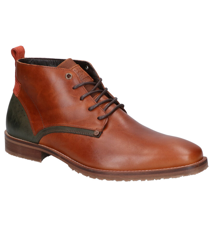 Bullboxer Cognac Boots in leer (260613)