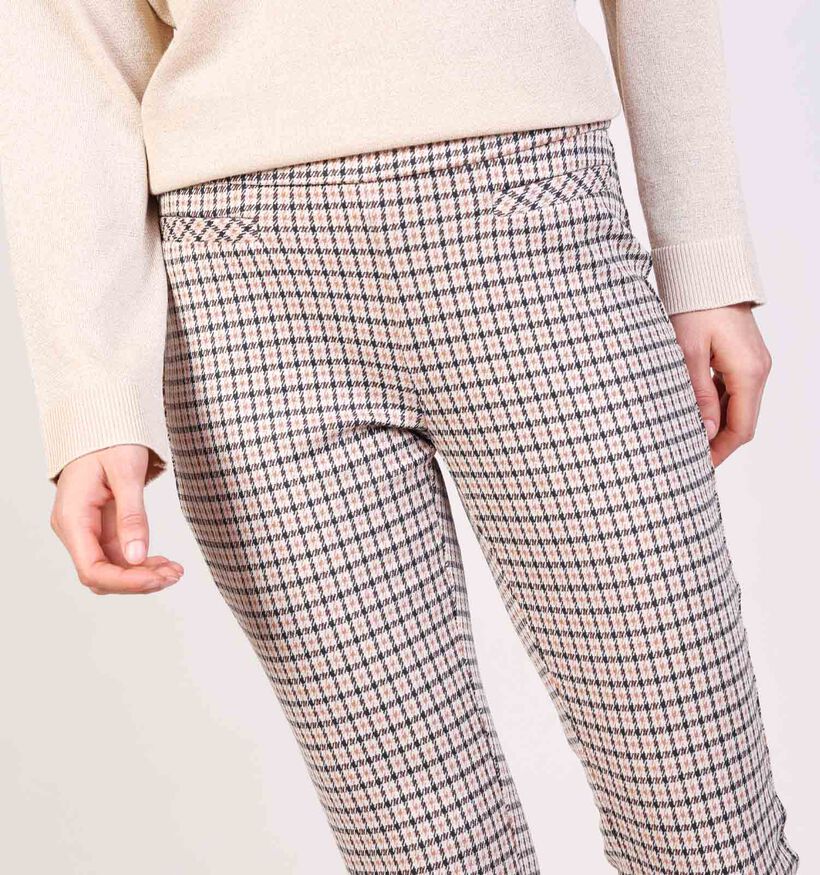 comma Donkerbeige Geklede Broek comma Donkerbeige Geklede Broek voor dames (364798)