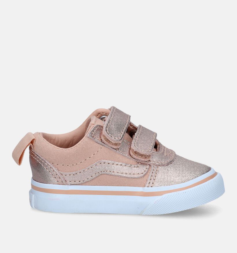 Vans Ward V TD Baskets pour bébé en Rose Or pour filles (334080)