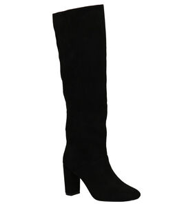 Vanessa Wu Bottes hautes en Noir en textile (292602)