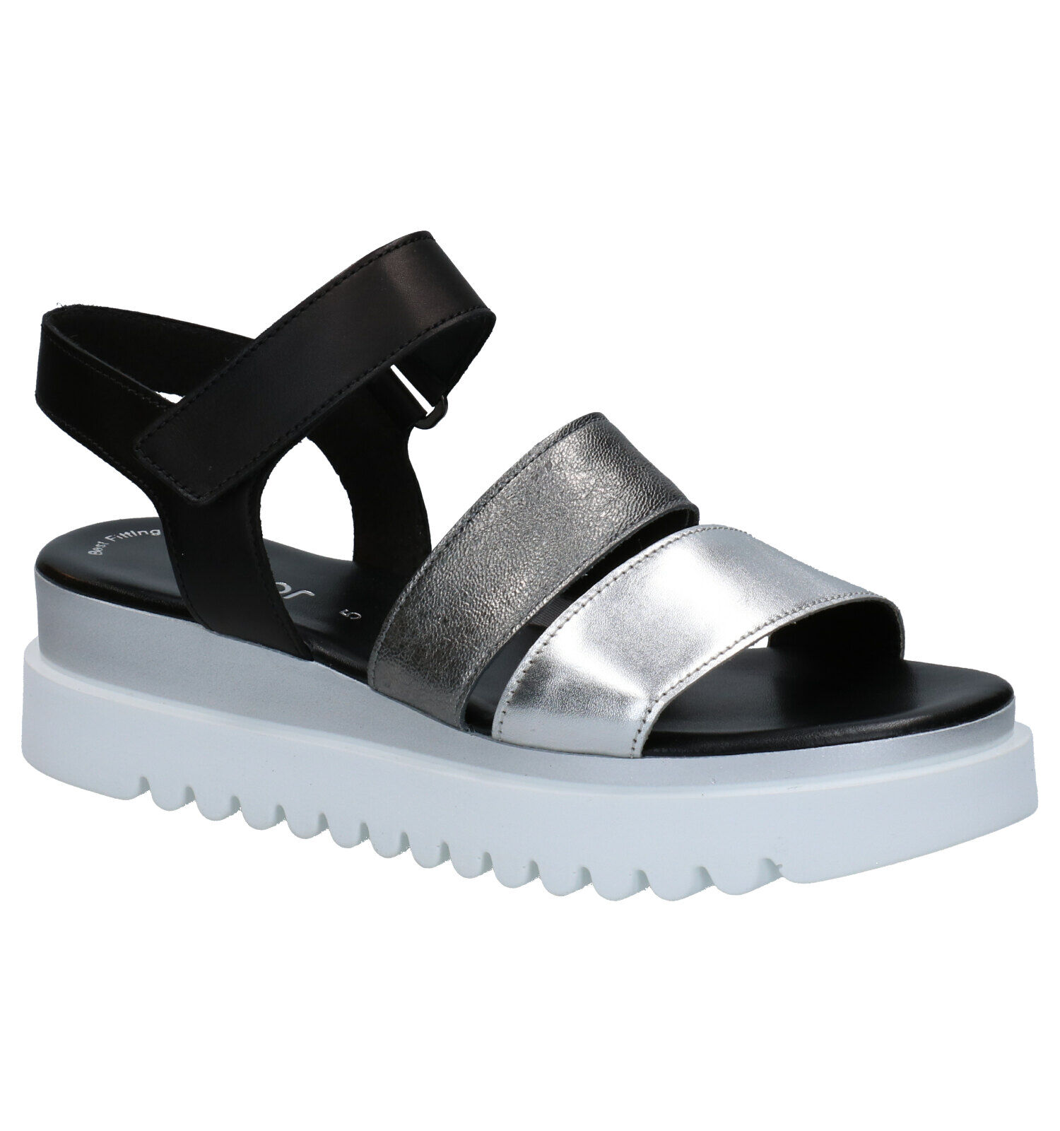 Gabor deals zilveren sandalen