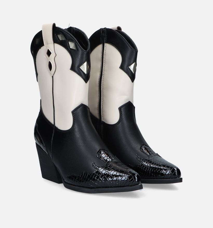 Poelman Bottes courtes en Noir pour femmes (331357)