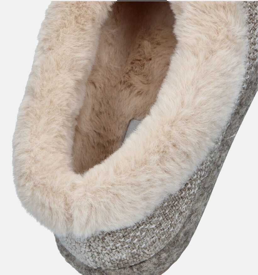 Torfs Home Pantoufles fermées en Beige pour femmes (348470) - pour semelles orthopédiques