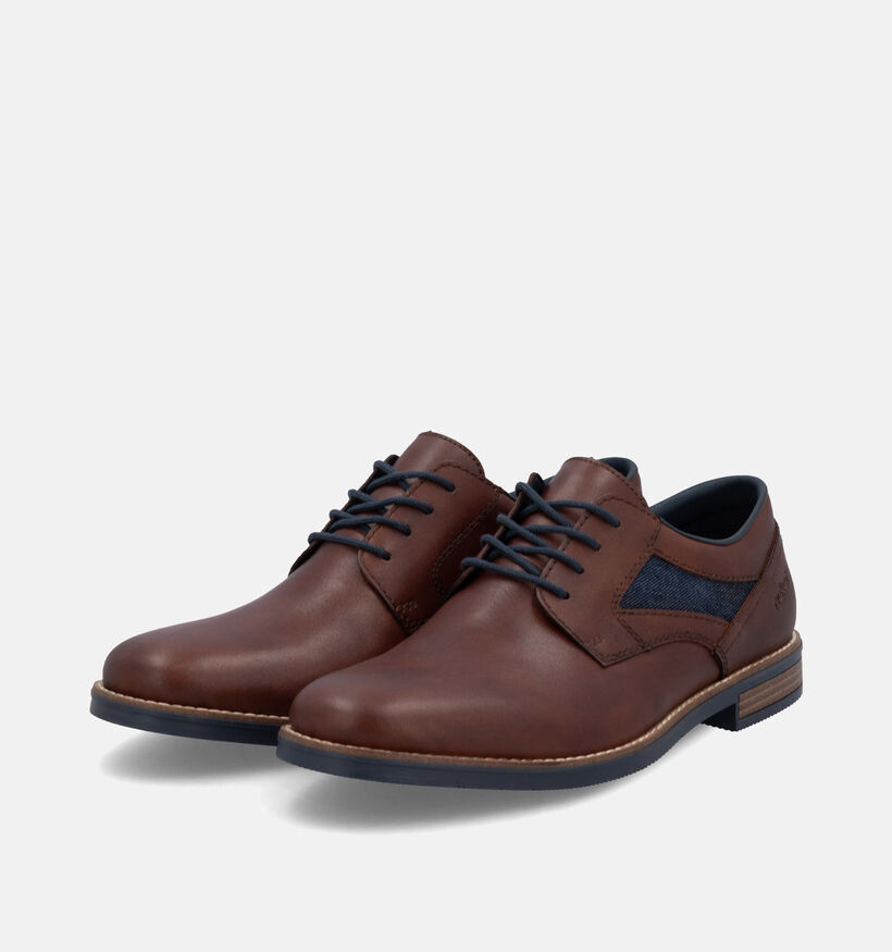 Rieker Cognac Veterschoenen voor heren (351309)
