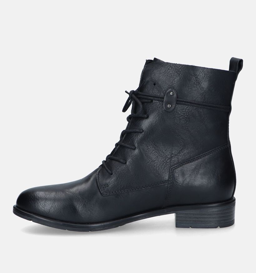 Marco Tozzi Bottines plates en Noir pour femmes (330639)