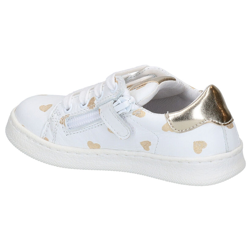 Clic! Baskets basses en Blanc en cuir (270506)