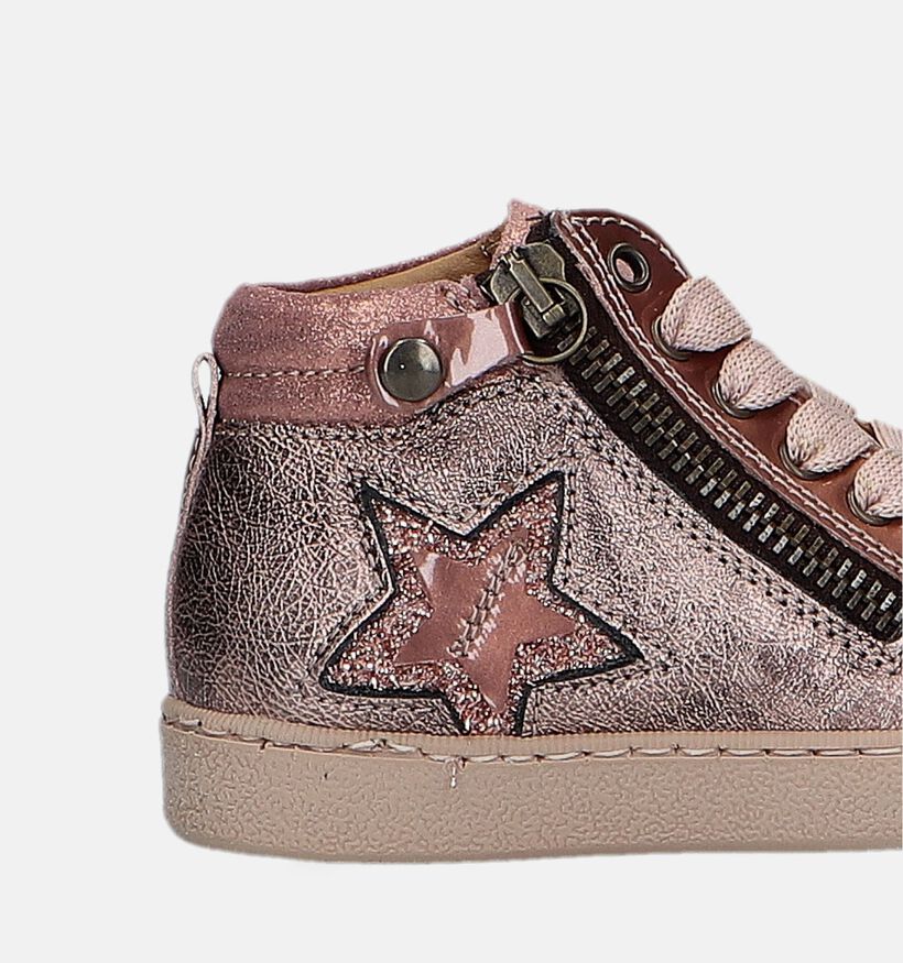 STONES and BONES Emina Rose gold Hoge schoenen voor meisjes (329533) - geschikt voor steunzolen