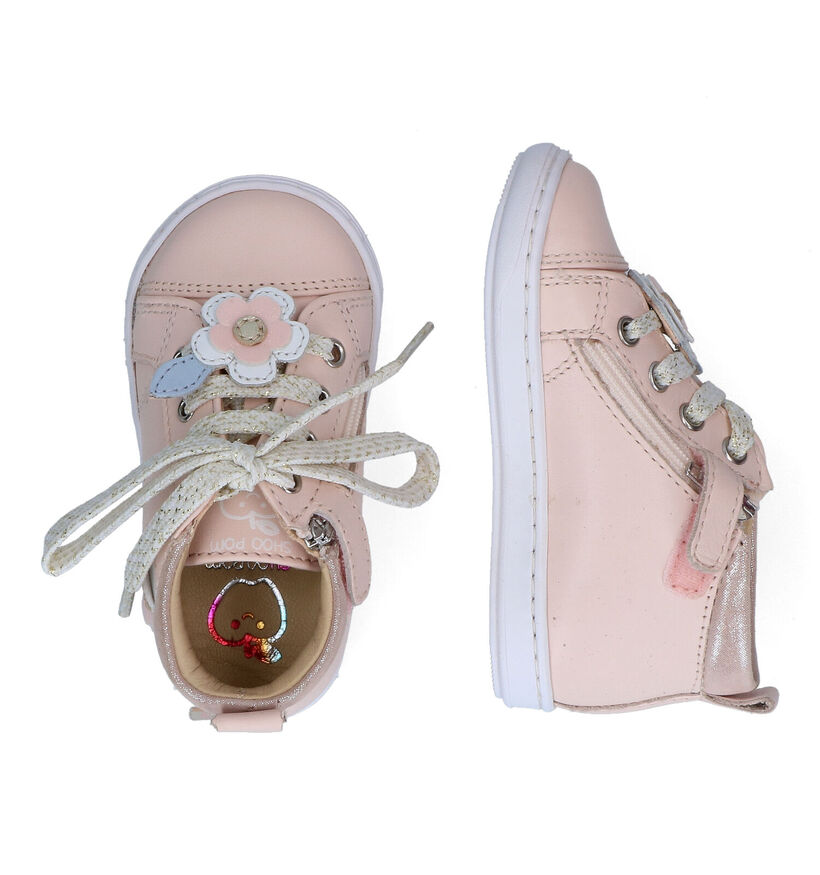 Shoo Pom Bouba Spring Chaussures à lacets en Rose pour filles (304742) - pour semelles orthopédiques