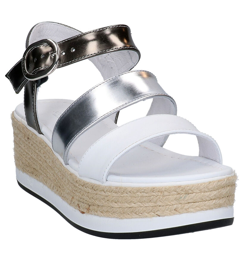 NeroGiardini Witte Sandalen in leer (270562)