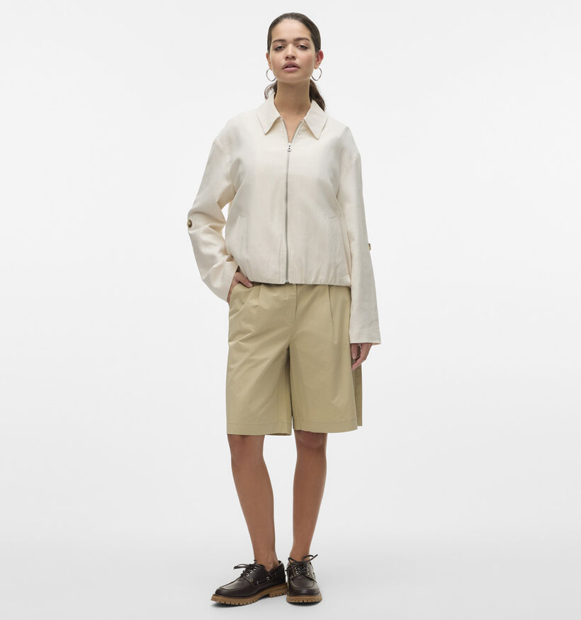Vero Moda WANNA Manteau Court en Beige pour femmes (360078)
