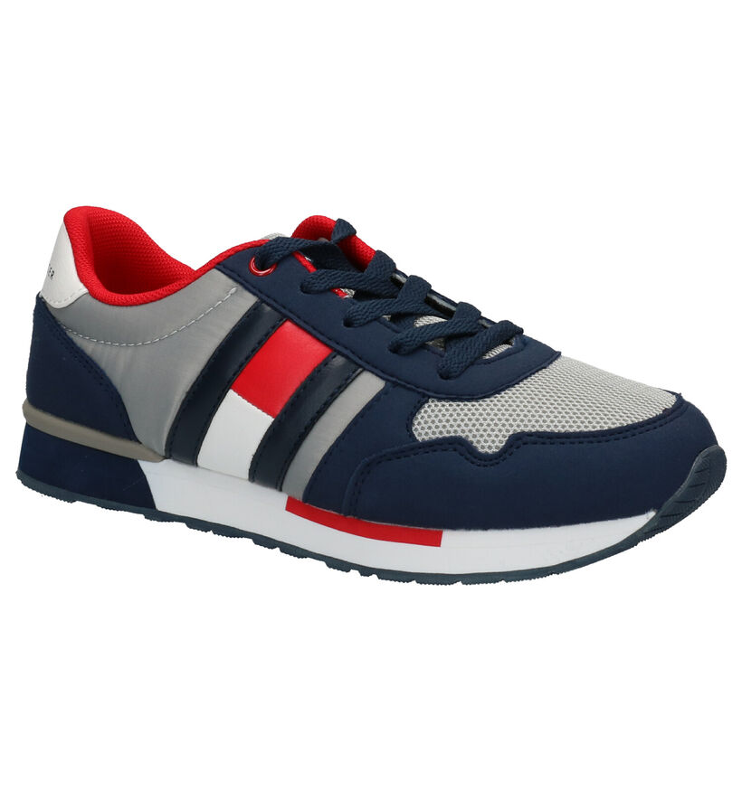 Tommy Hilfiger Blauwe Sneakers in kunstleer (266588)