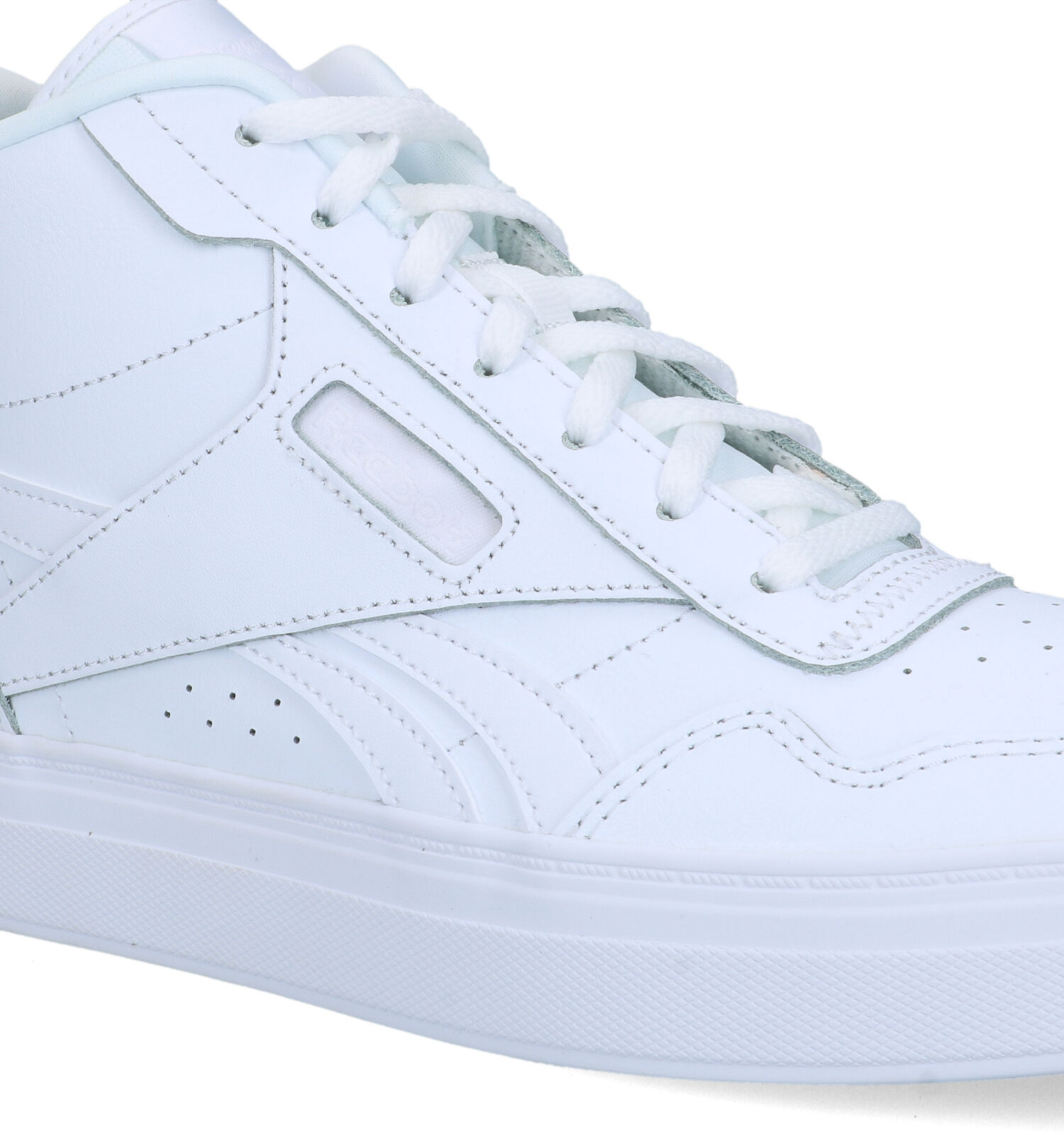 Reebok Court Advance Bold High Witte Sneakers Dames Sneakers