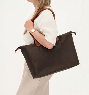 Charm London Cabas Noir/Marron/Vert