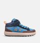 Sun68 Genius Mid Baskets montantes en Bleu/Marron pour gar&ccedil;ons (379241) - pour semelles orthop&eacute;diques