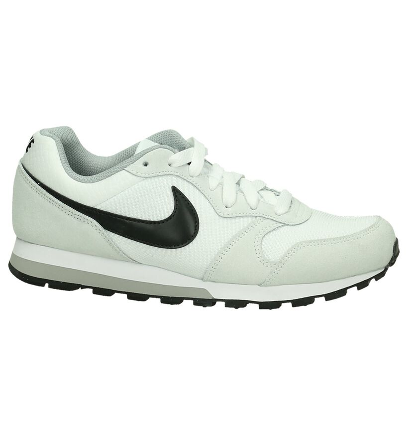 Rode Sneakers Nike MD Runner2 in daim (200134)