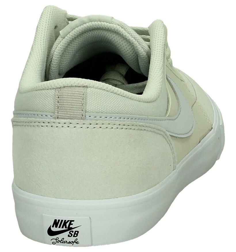 Ecru Skateschoen Nike SB Portmore in kunstleer (198306)