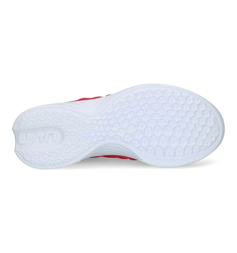 UYN X-Cross Baskets en Rouge pour femmes (303134) - pour semelles orthopédiques