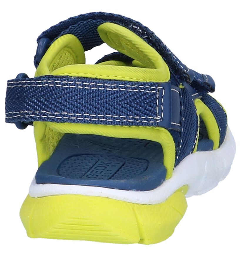 Geox Sandales de marche en Bleu foncé en textile (245006)