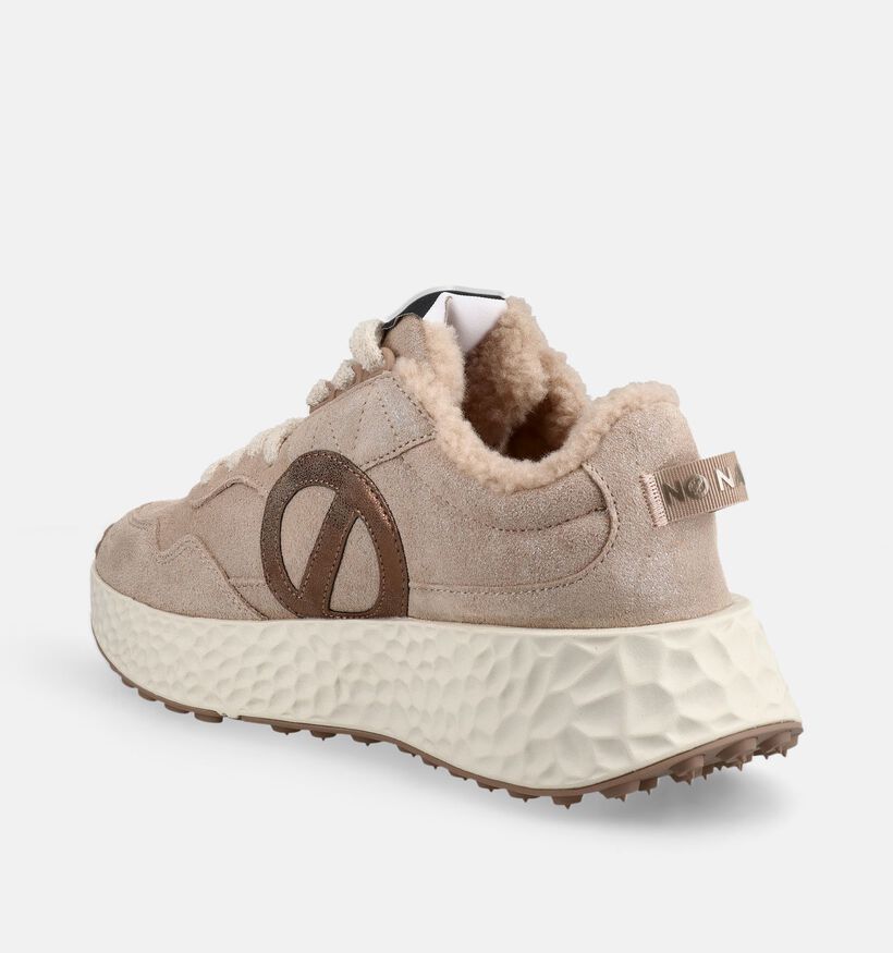 No Name Carter Jogger Baskets en Beige pour femmes (380986) - pour semelles orthop&eacute;diques
