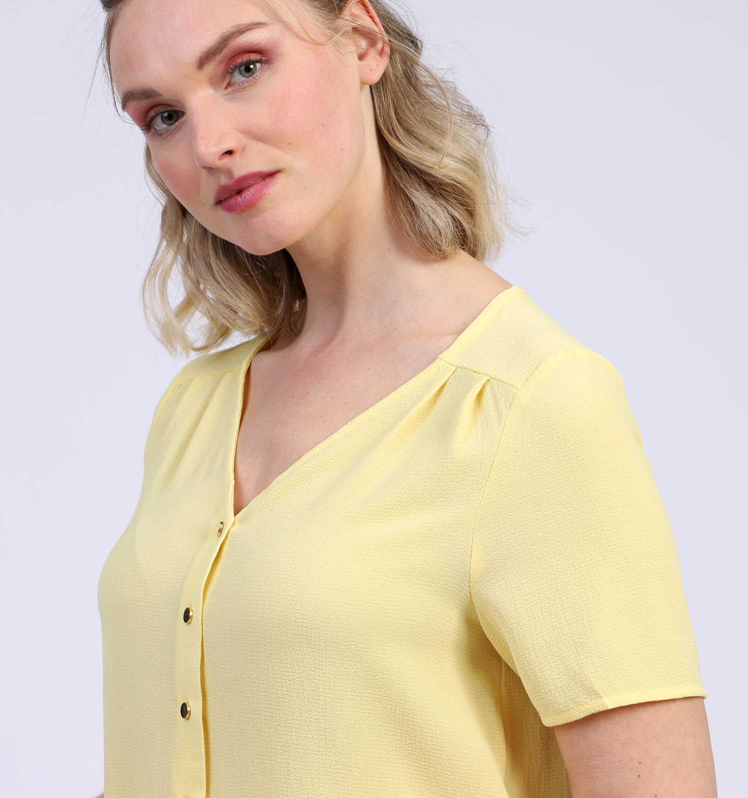 Gele new arrivals top dames