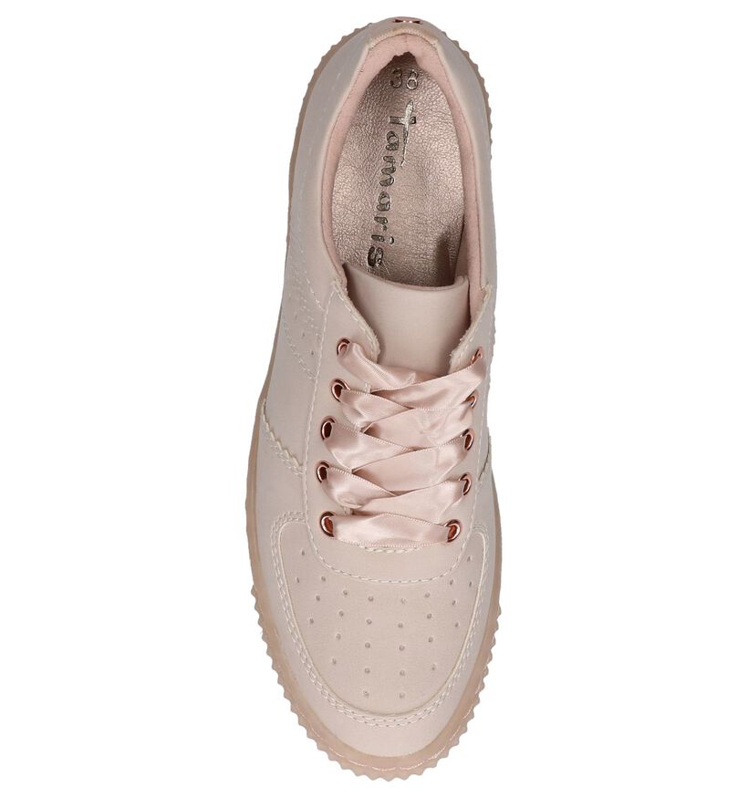 Tamaris Chaussures à lacets en Rose en simili cuir (237696)