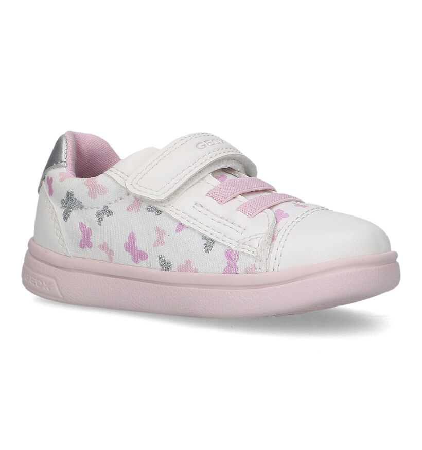 Geox Djrock Witte Sneakers voor meisjes (320661)