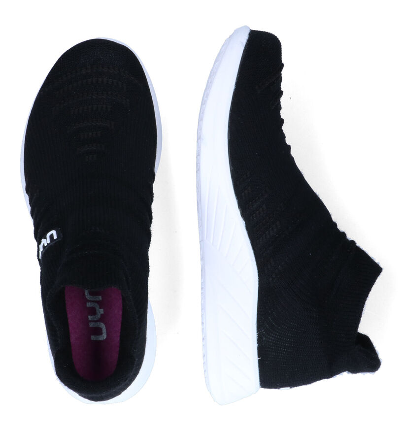 UYN X-Cross Baskets en Noir pour femmes (303133) - pour semelles orthopédiques