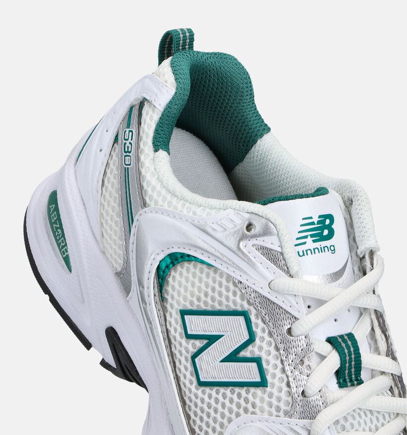 New Balance Witte/Turquoise Sneakers voor dames (366085) - geschikt voor steunzolen