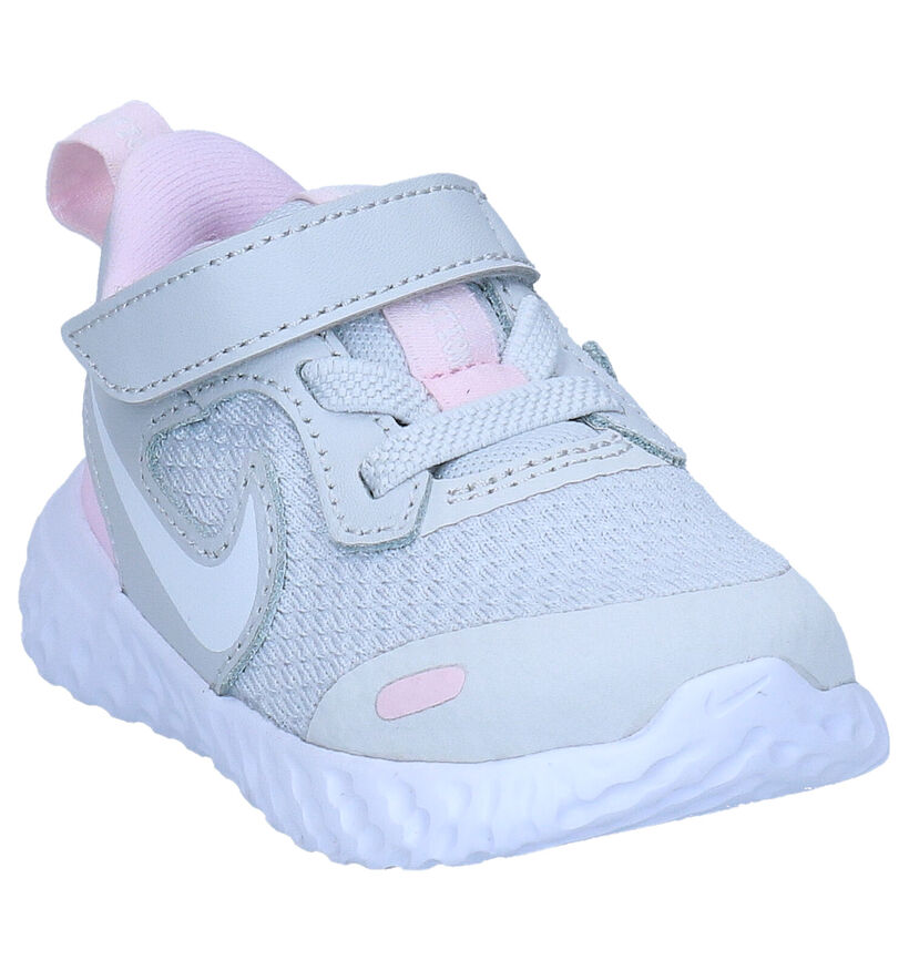 Nike Revolution Baskets en Gris en textile (291167)