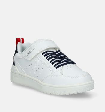 Geox Respira Chaussures plates Blanc/Bleu