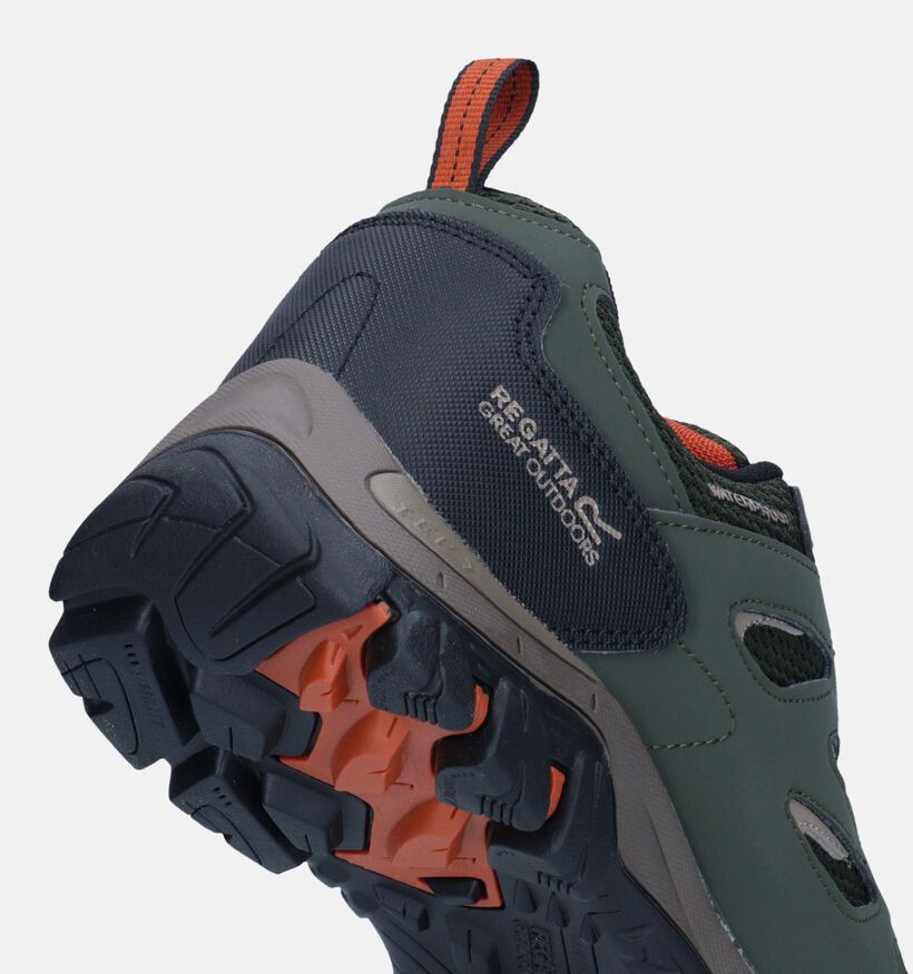 Regatta Holcombe Iep Kaki Wandelschoenen voor heren (345043) - geschikt voor steunzolen