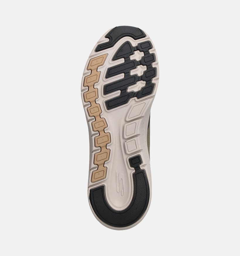 Skechers ARCH FIT 2.0 THE KEEP Baskets basses en Vert kaki pour hommes (362186)