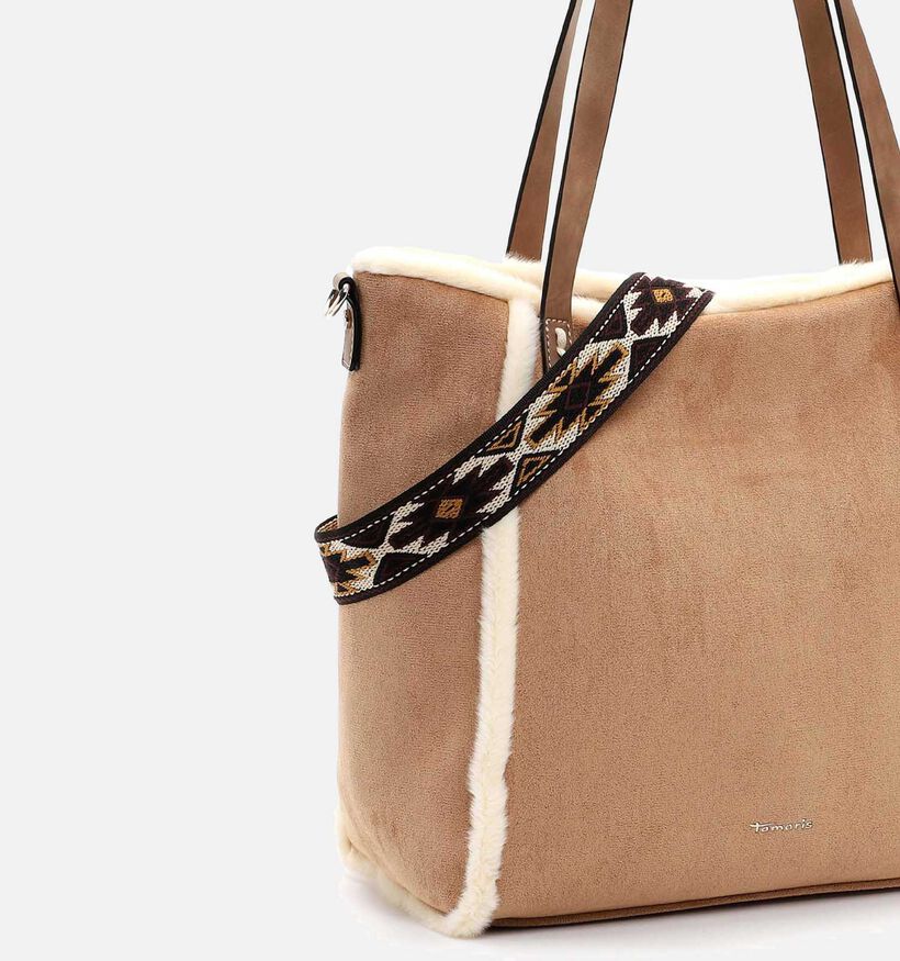 Tamaris Charlie Cabas avec fermeture éclair en Beige pour femmes (348182)
