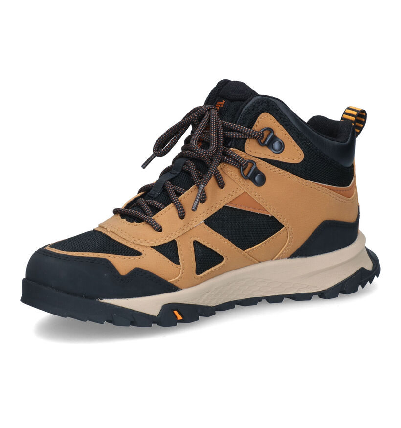 Timberland Lincoln Peak Mid WP Naturel Bottines voor jongens (345271) - geschikt voor steunzolen