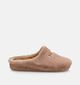 Scapa Taupe Pantoffels voor dames (380856) - geschikt voor steunzolen