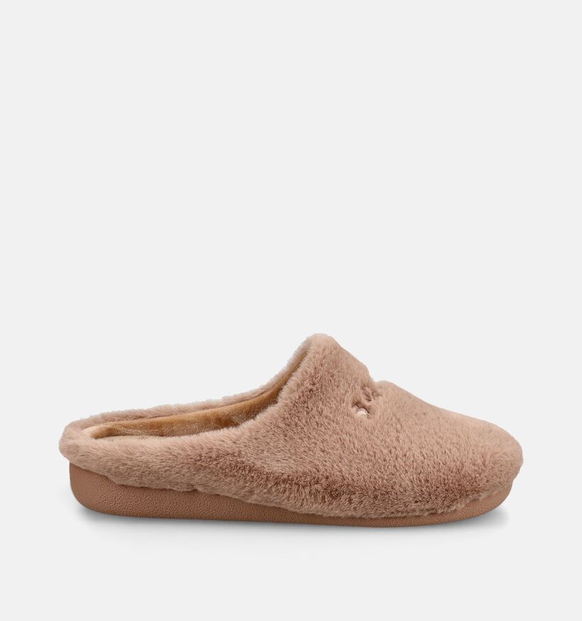 Scapa Taupe Pantoffels voor dames (380856) - geschikt voor steunzolen