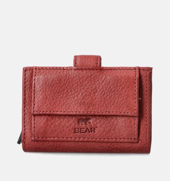 Bear Design Portemonnees Zwart/Geel/Cognac/Bruin/Rood/Groen