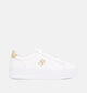 Tommy Hilfiger Platform Court Baskets casual en Blanc pour femmes (352618)