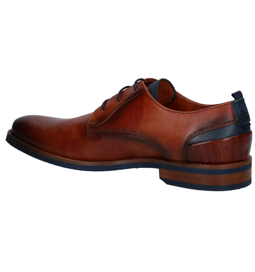 Van Lier Chaussures habillées en Cognac en cuir (291343)